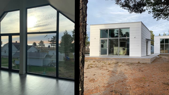 Bild p&aring; huset i Lyckebo